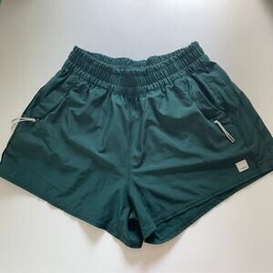Vuori Dash Shorts Womens S Forest Green Stretch Performance Run